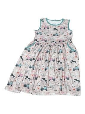 Pete + Lucy - NWT - Friendly Farmyard Girls Dress With Pockets